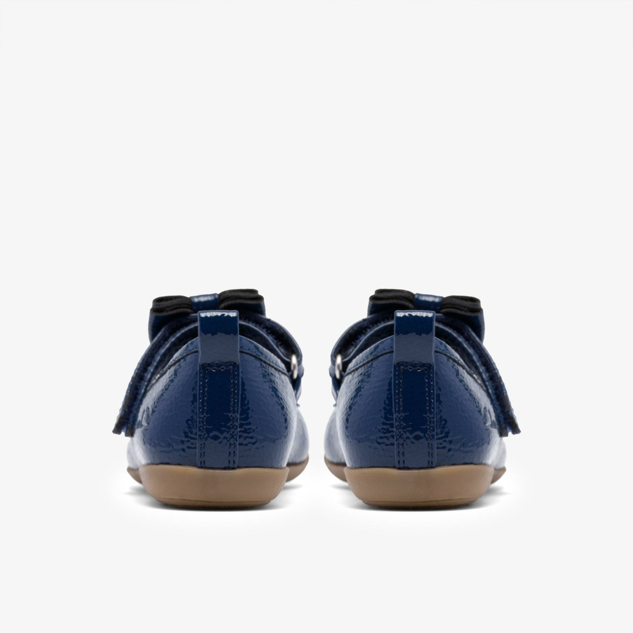 Charm Bow Toddler Navy Patent