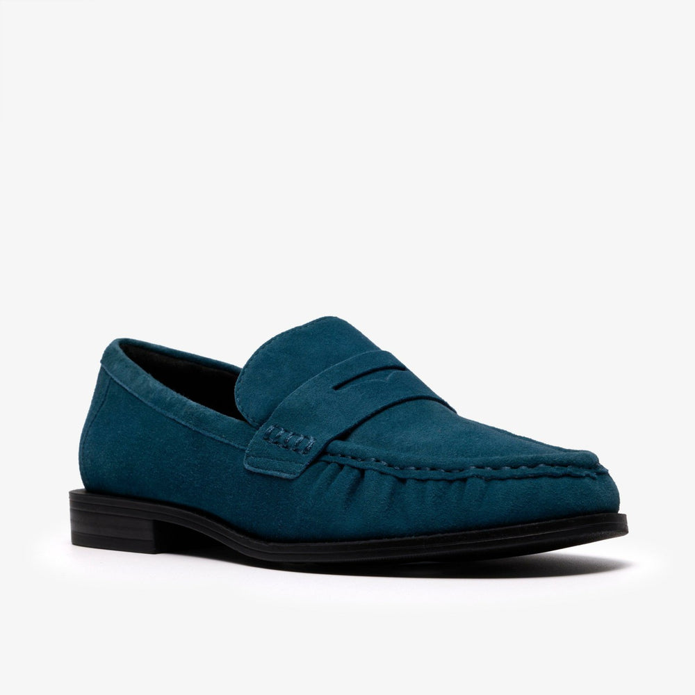 Alixea Walk Teal Suede