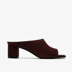 Siray Mule Dark Brown Suede