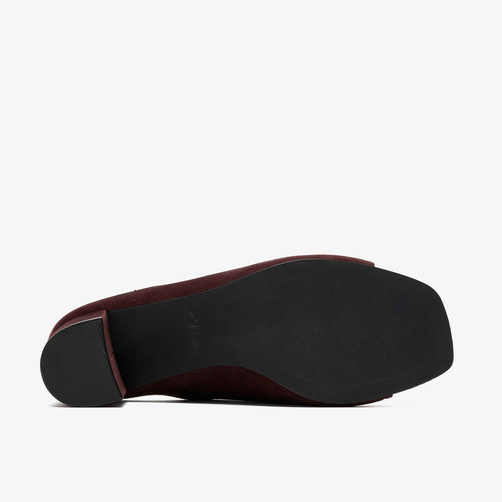 Siray Mule Dark Brown Suede