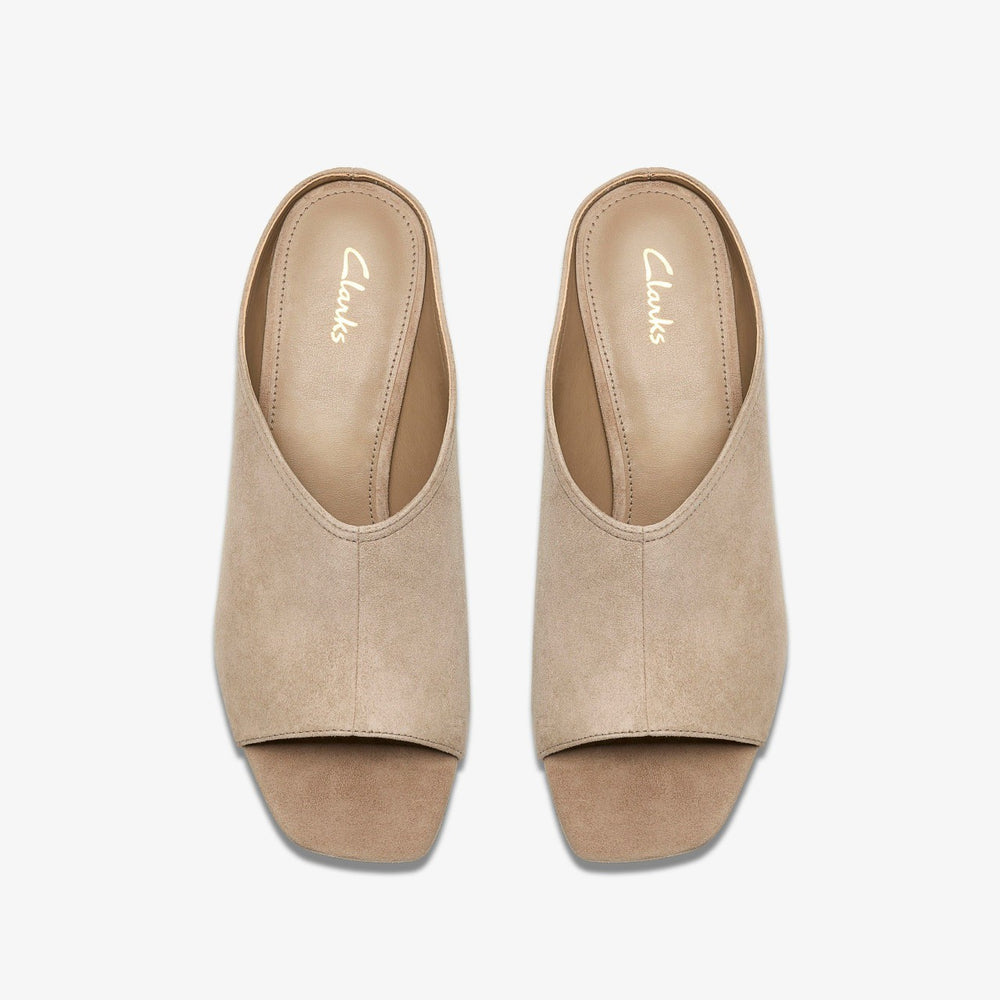 Siray Mule Mushroom Suede