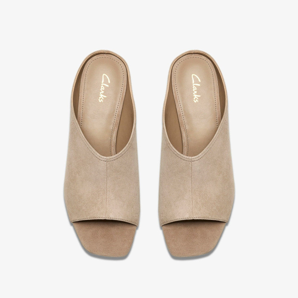 Siray Mule Mushroom Suede