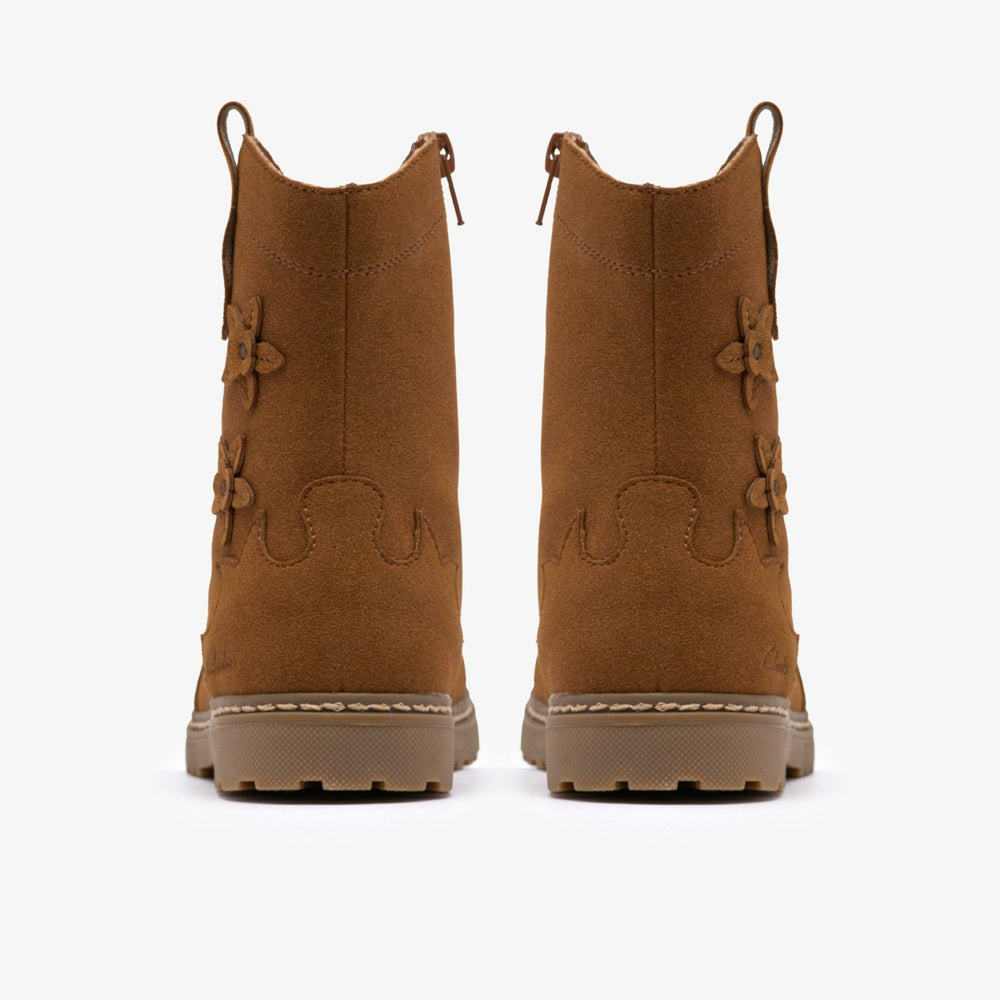 Adelaide Mid Kid Tan