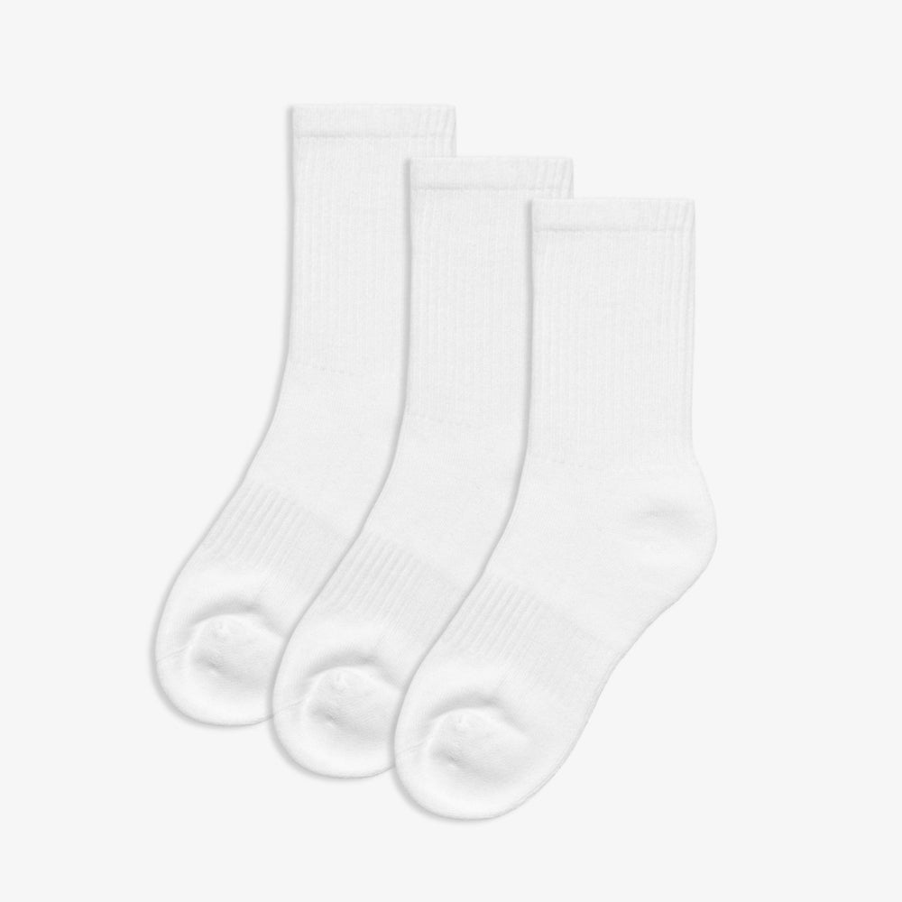 School Socks Size 9-12 White