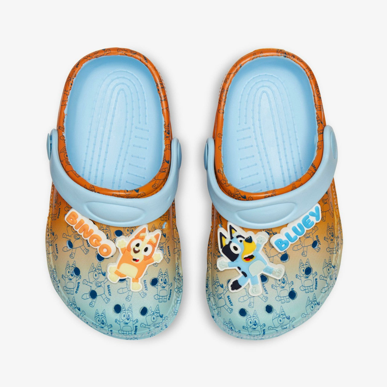 Bluey Fade Clog Kid Blue Combination