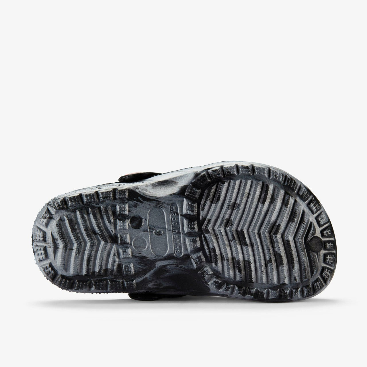 Poke Badge Clog Kid Grey Combination