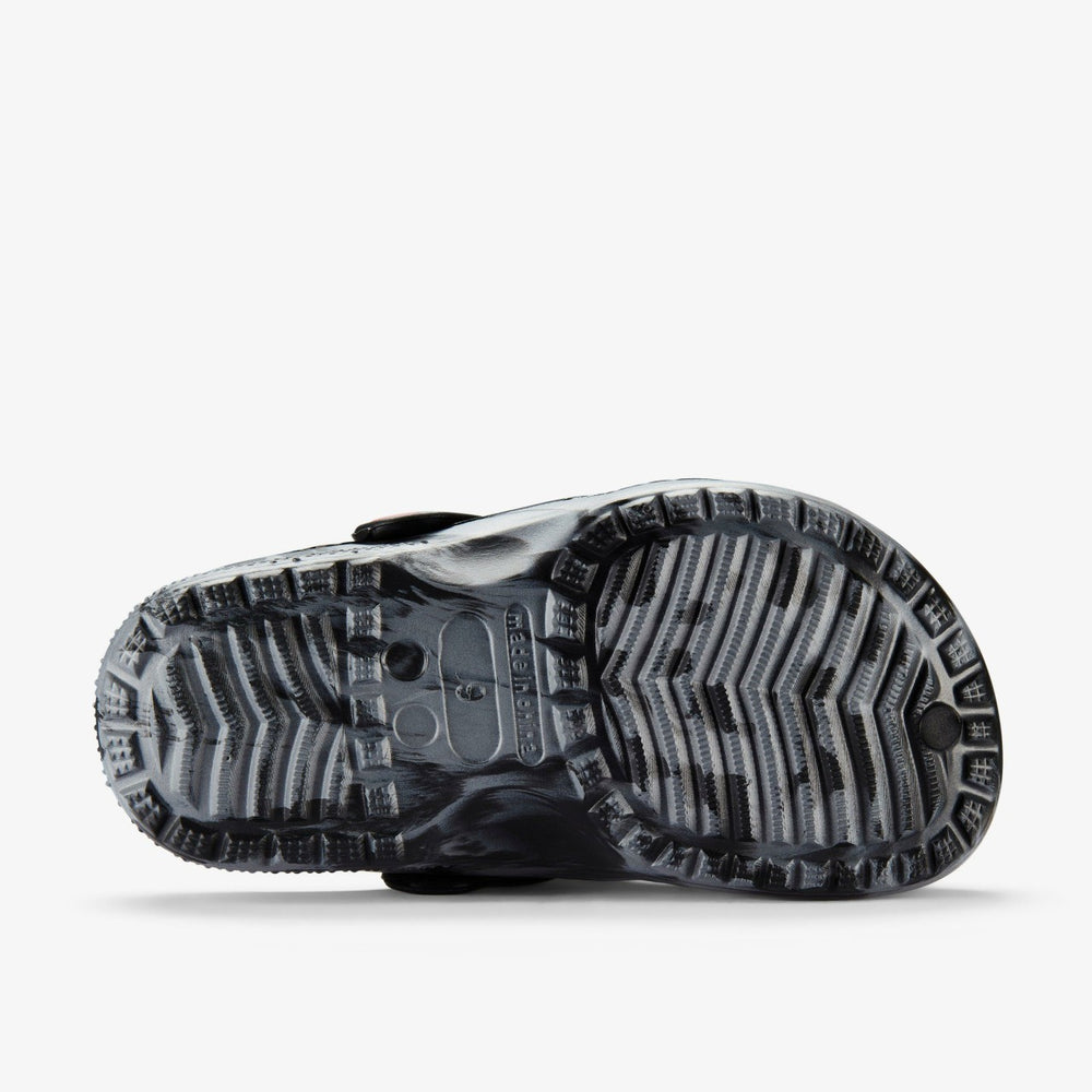 Poke Badge Clog Kid Grey Combination