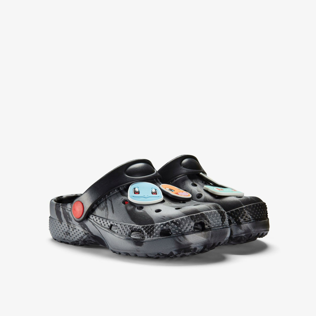 Poke Badge Clog Kid Grey Combination