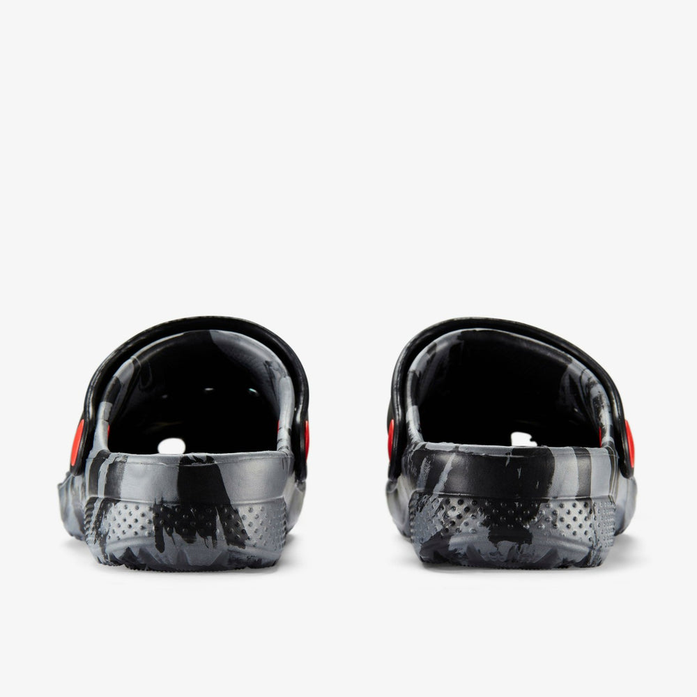 Poke Badge Clog Kid Grey Combination