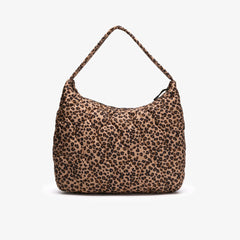 Quilted Tote Leopard Print