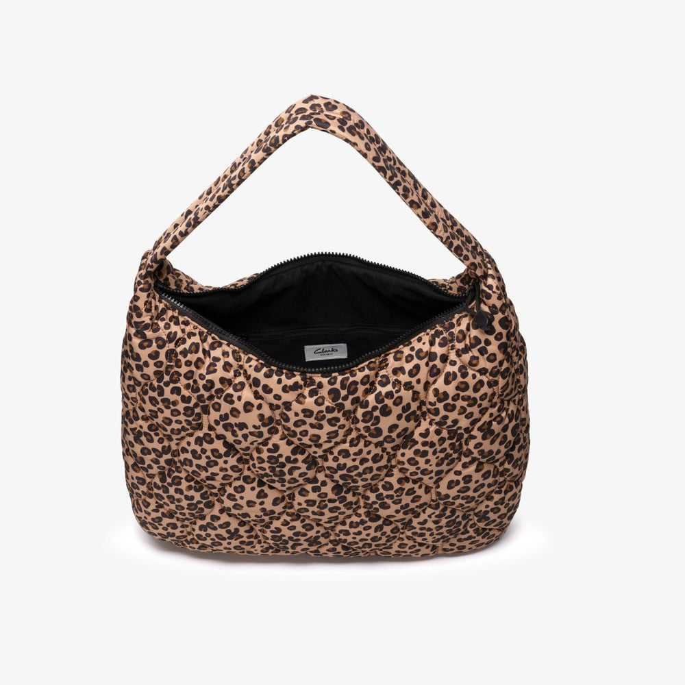 Quilted Tote Leopard Print