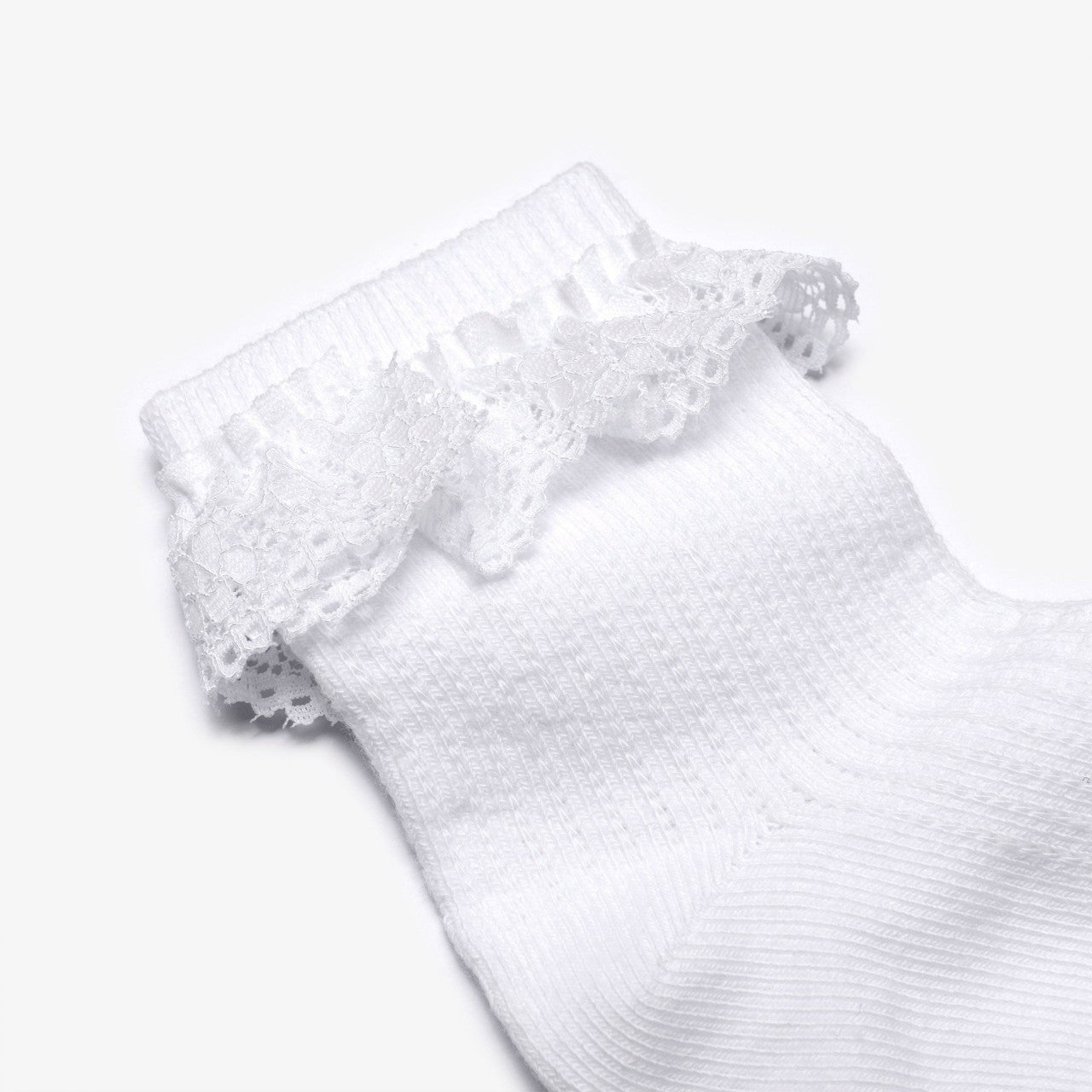 Frilly Socks White 4 Pack 1-2 Years White