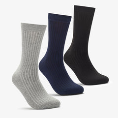Socks 3 Pack Size 6-11 Mutlicolour Black Multicolour