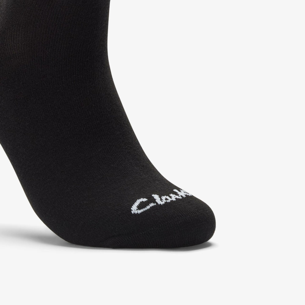 3 Pack Socks Size 6-11 Black Black