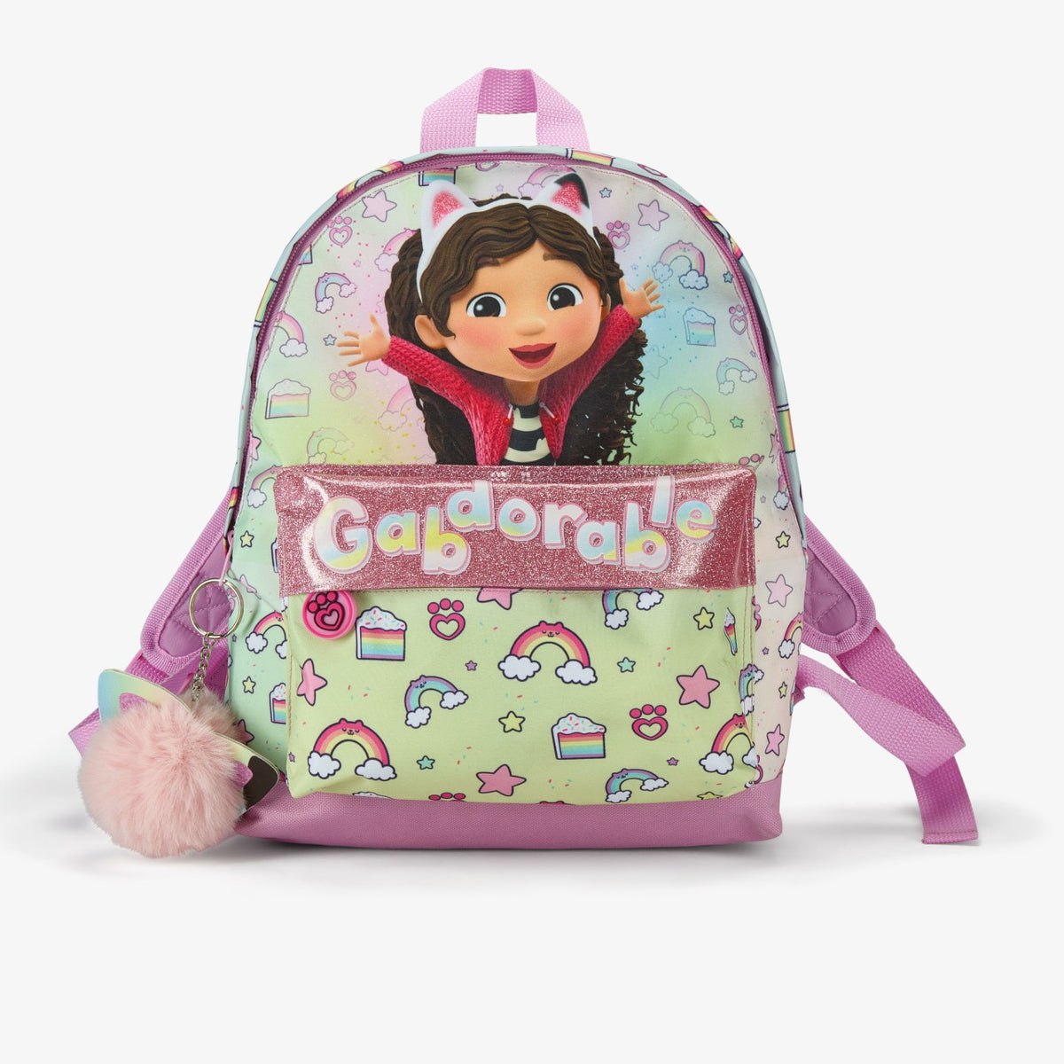 Gabby Rainbow Backpack Pink Combination