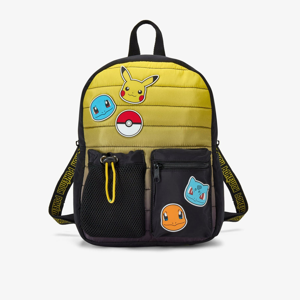 Pokemon Quilt Backpack Black Combination